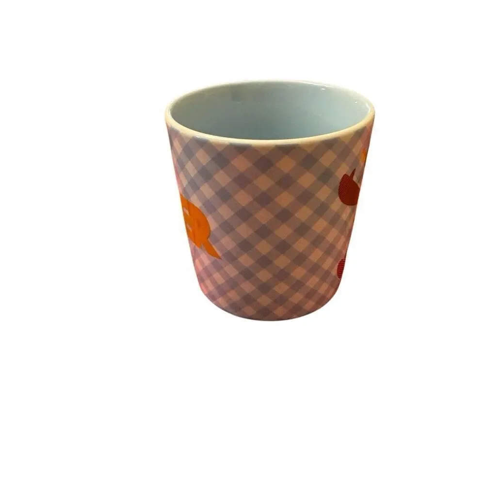 Winnie the Pooh Tigger Blue & White Checkered Coffee Mug 8 oz Disney Store 2018 - Picture 4 of 7